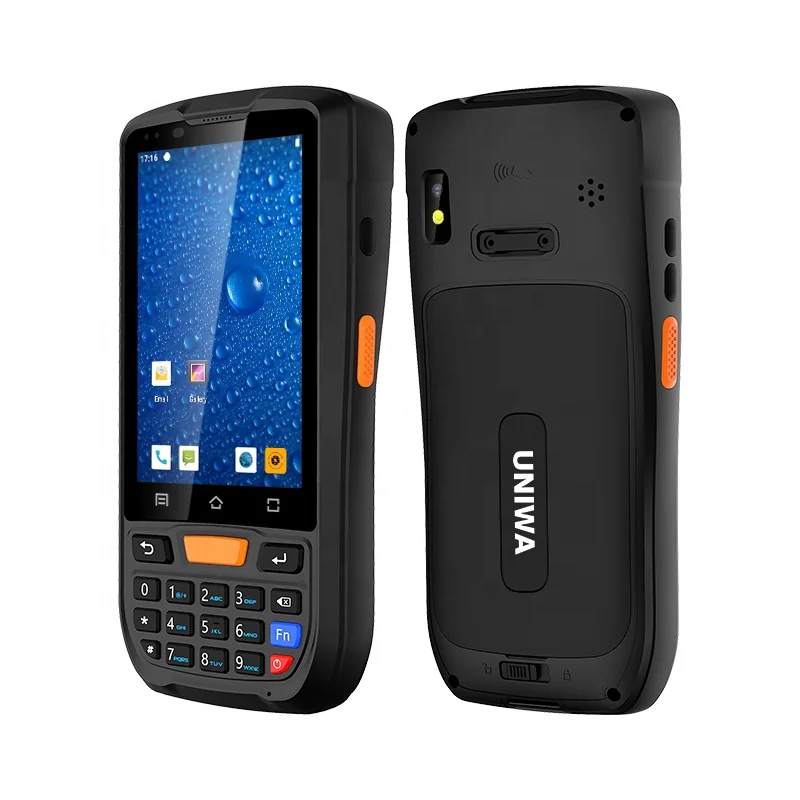 Защищенный ручной сканер штрих-кодов UNIWA HS001 Ip67 NFC/RFID/PSAM/2D на Android 9