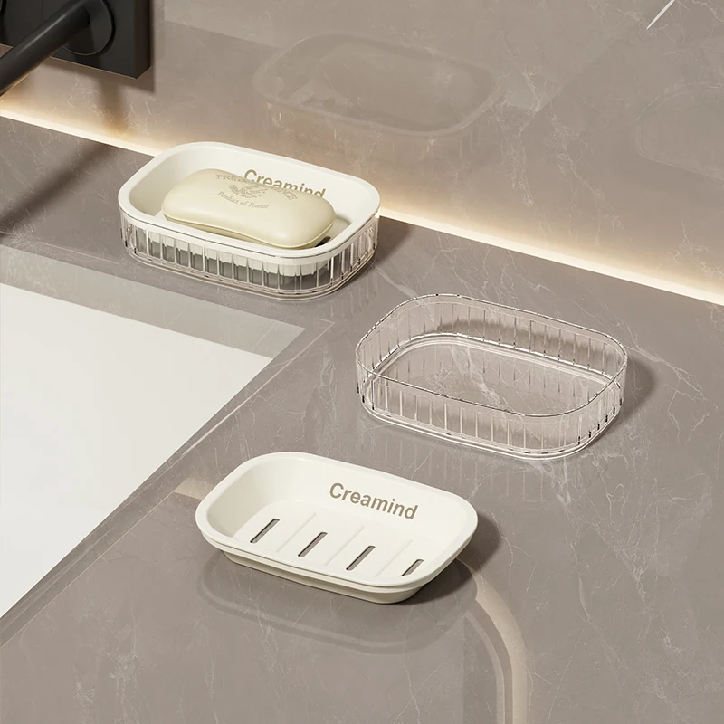 Luxury Hotel Soap Bar Holder Self-draining Travelling Soap Dish