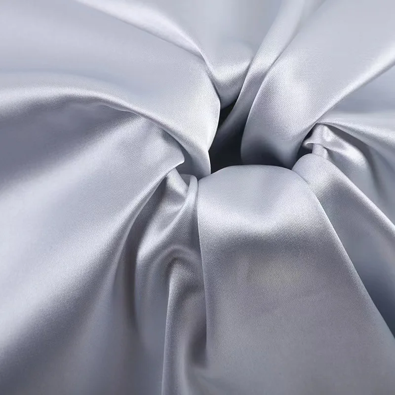 180gsm America satin silk fabric for women clothing pajama fabric and underwear wide use popularity satin fabric