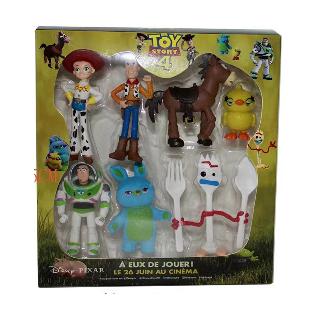 7pcs/Set Forky Alien Toy Figure Doll Story