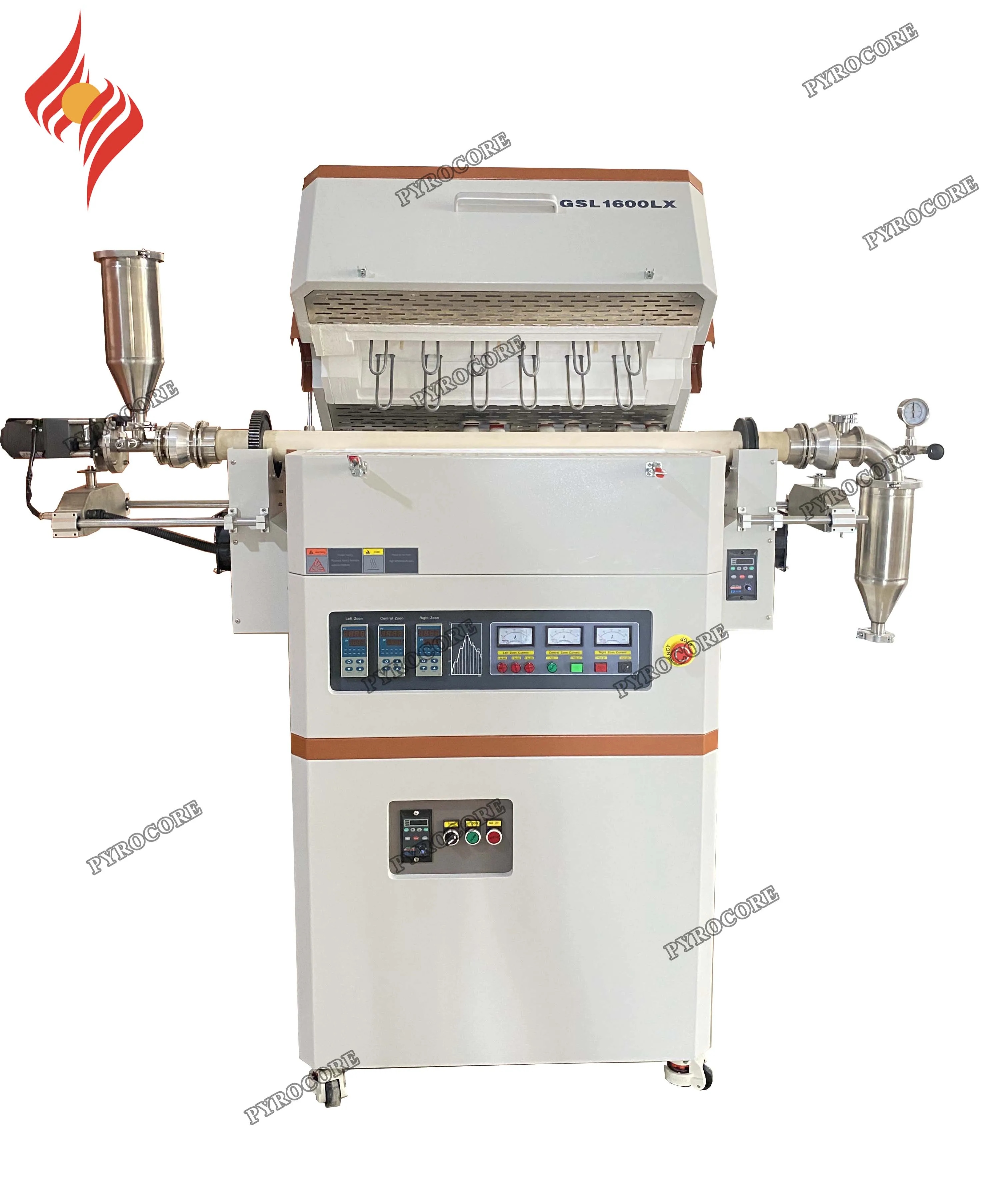 Tube Furnace 1700 C 1800c Lab Protective Atmosphere Ceramic Fibres Chamber Tube Furnace For Heat Treatment