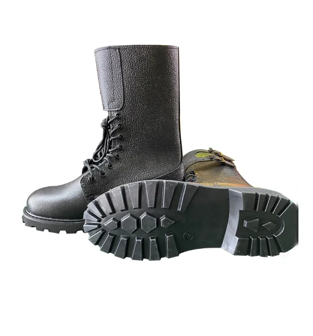 TSB607 10 inches winter long genuine leather tactical boots