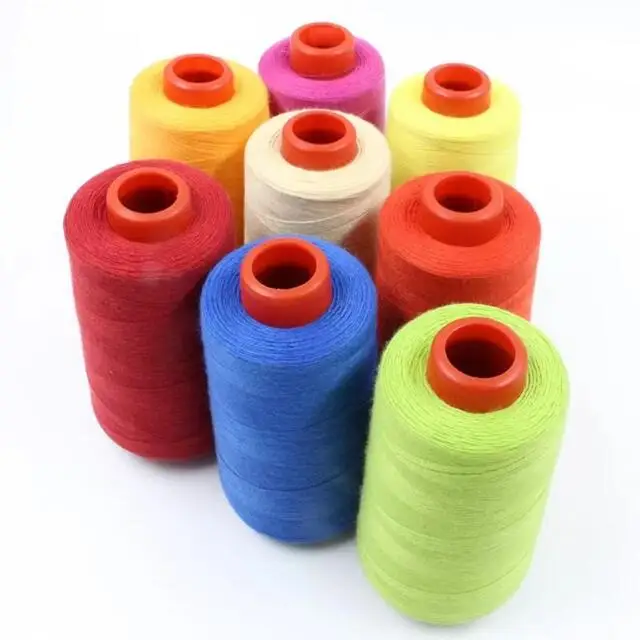 cotton sewing thread on cone