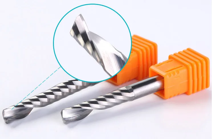 HSS tungsten carbide 1 Flutes end mill