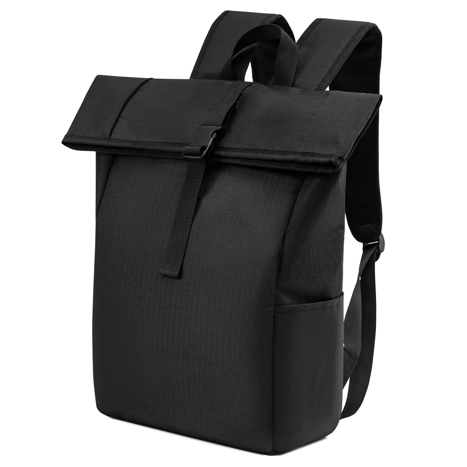 large capacity rollup rucksack custom logo recycled leisure sports laptop backpacks for women, men