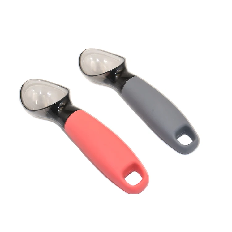 Пищевой Прозрачный инструмент для изготовления мороженого, пластиковая ложка для мороженого