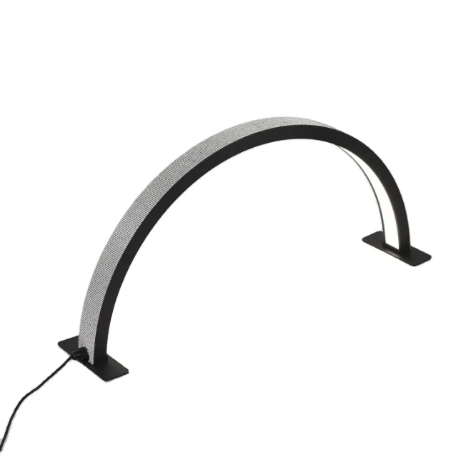 Диаметр большого размера дуговая лампа светодиодный стол полумесяц кольцевая с бриллиантом для дизайна ногтей