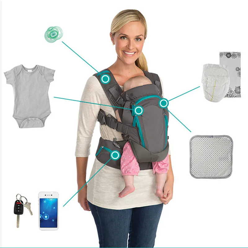 2023 multifunctional framed ergonomic adjustable baby holder carrier