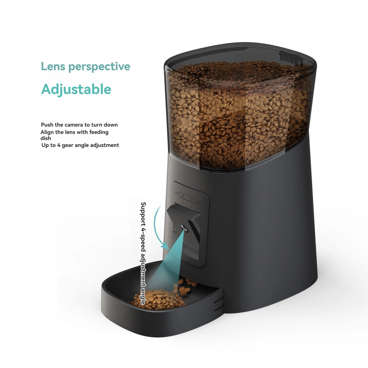 Professional Customization Phone Control Cat Automatic Feeder Bowl Smart Dog Food Feeder Smart Pet Food Dispenser