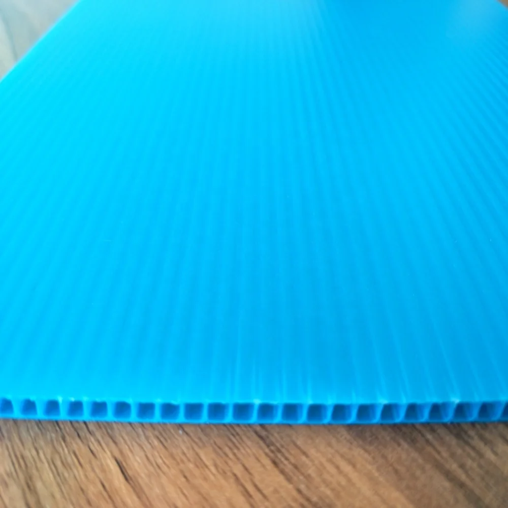 High technology plastic hollow sheet /PP corrugated plastic alveolar sheet /PP corrugated twin plastic sheet