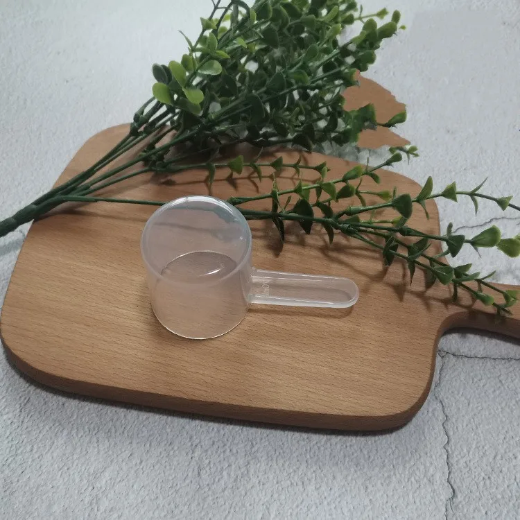 Clear Plastic Measuring Spoon scoop for Powder Granules Pet Food Scoop 35g 70ml 70cc short handle