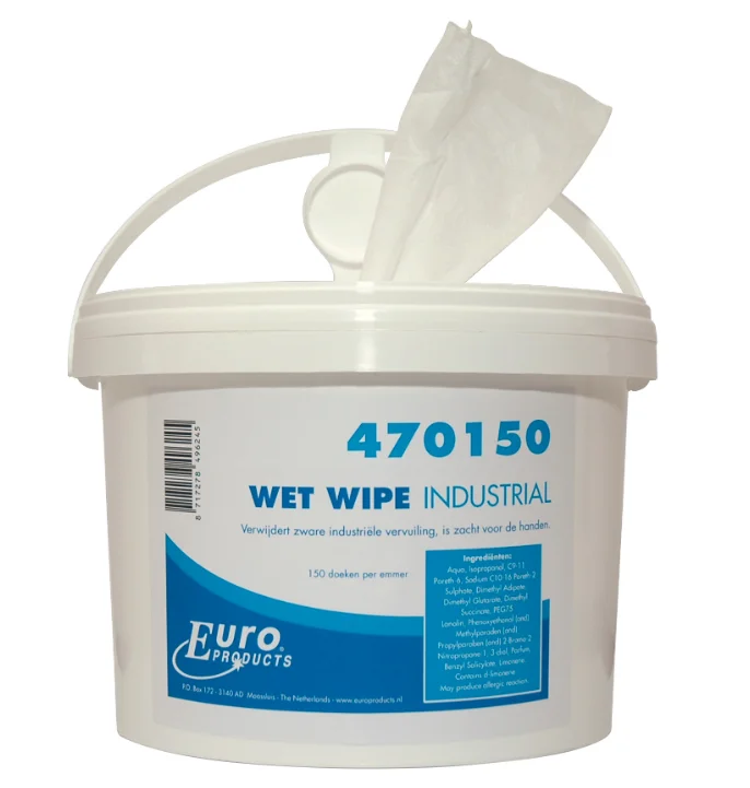 Disinfectant roll embossing barrel industrial wipes polyester cleaning industrial wipes