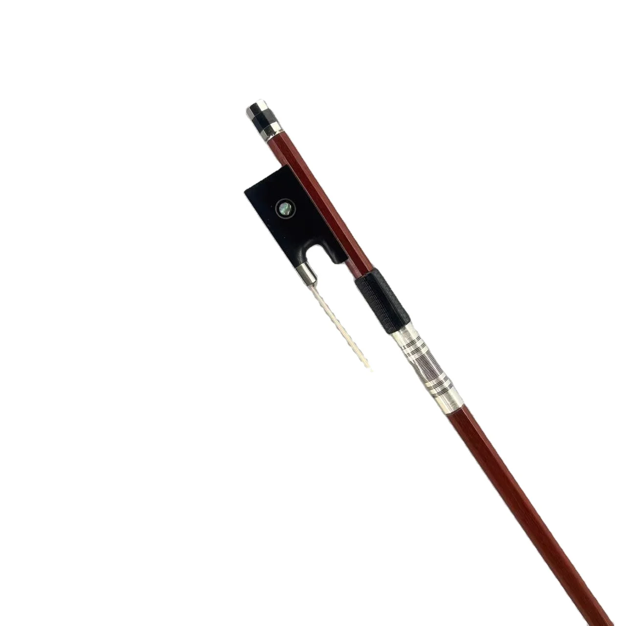 handmade round pole solid Brazil wood violin bow 4/4 3/4 1/2 1/4 1/8 wholesale