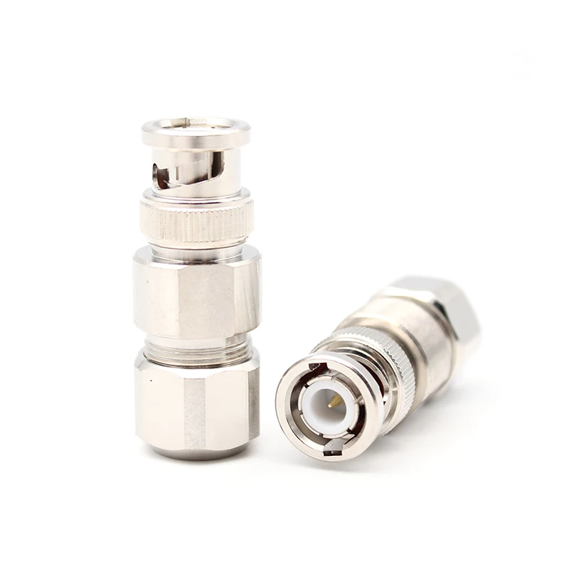 RF connector BNC male connector with LMR400 cable Clamp