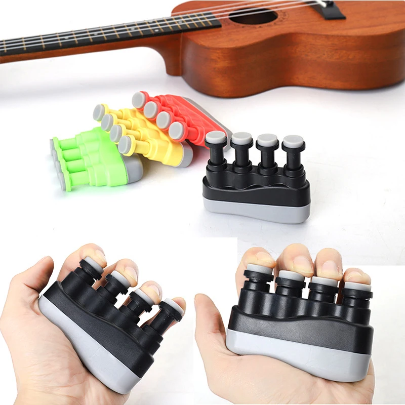 Adjustable Piano Guitar Finger Exerciser Fitness Strengthener Hand Grip Finger Trainer Finger Rehabilitation