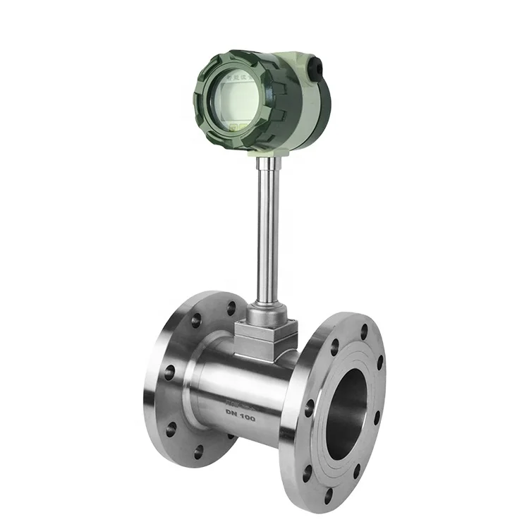 saturated steam nitrogen gas flow meter 4-20ma vortex flow meter lugb series vortex flowmeter