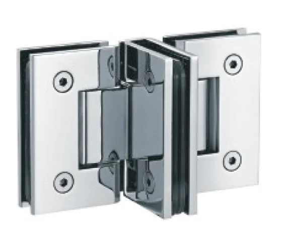 glass door hardware straight side cross Refined Stainless Steel Shower Hinge For Glass Door
