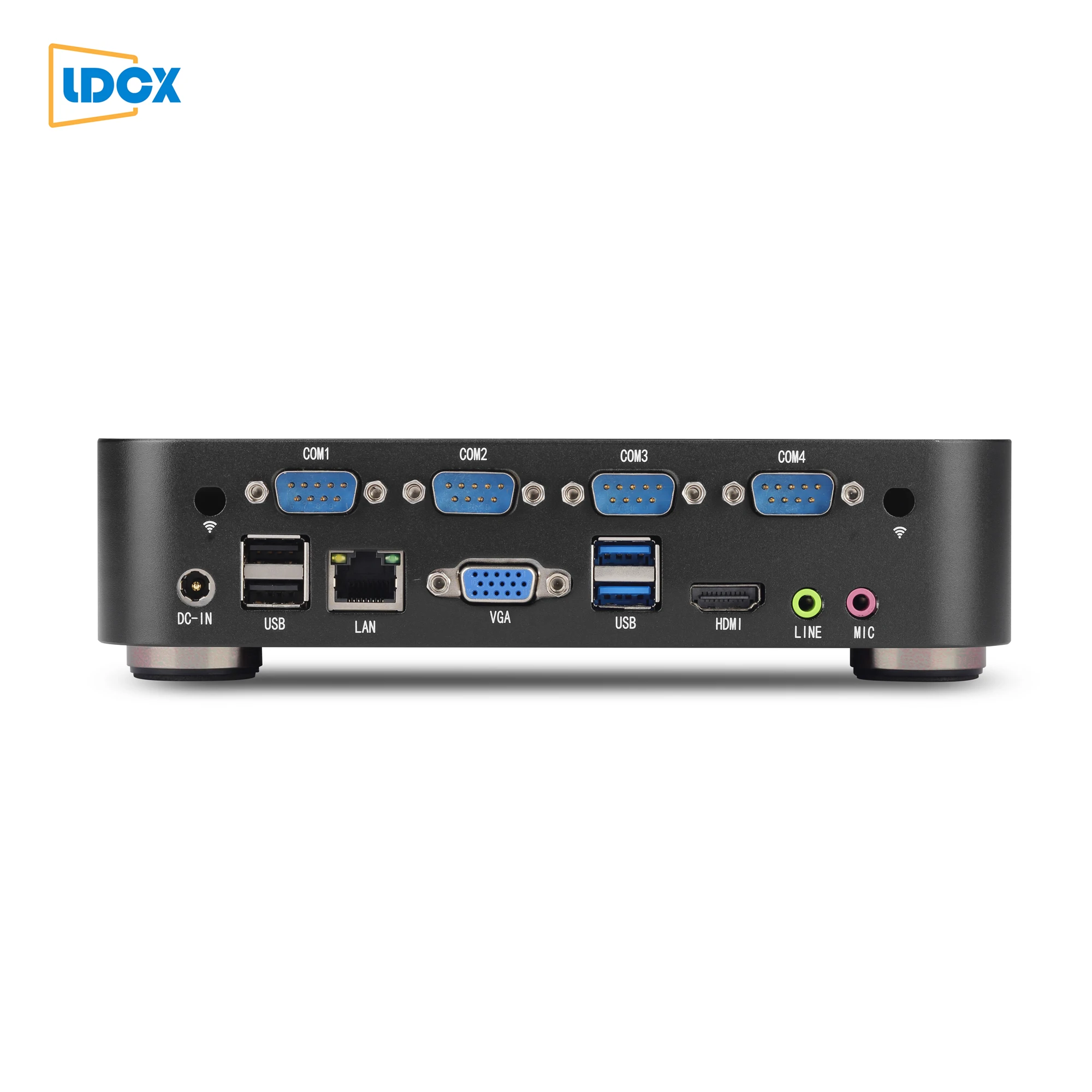 LDCX Core i5 6200U полностью алюминиевый ультратонкий 2 * DDR4 4COM 2lan
