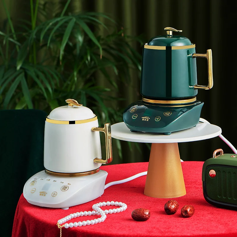 Household Touch High-value Health Cup Mini Electric Health Pot Ceramic Kettle Multifunctional Retro Ceramic Electric Stew Cup