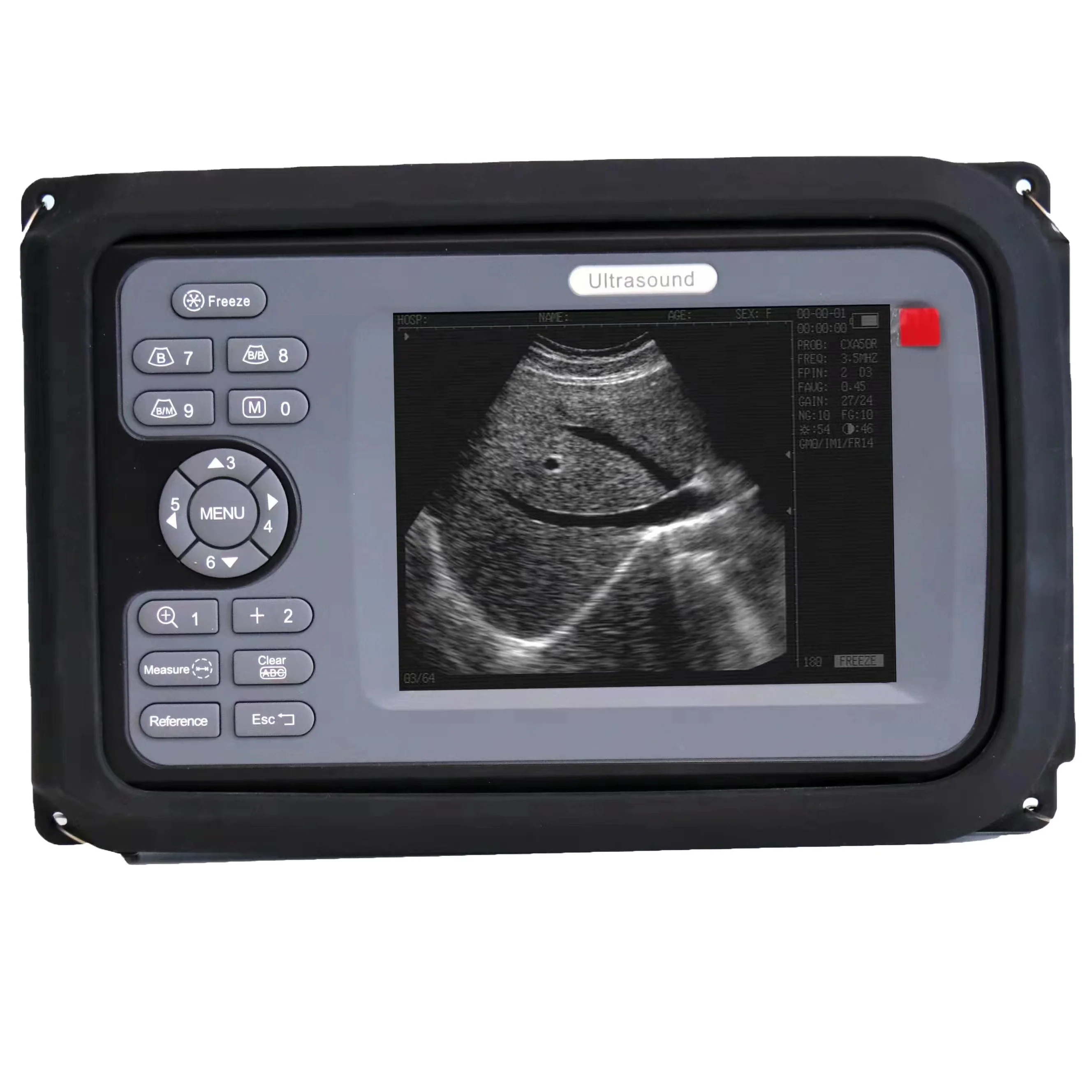 Handscan свиньи, крупный рогатый скот, коровы, бычьи лошадей, ветеринарное оборудование для беременных крупных животных