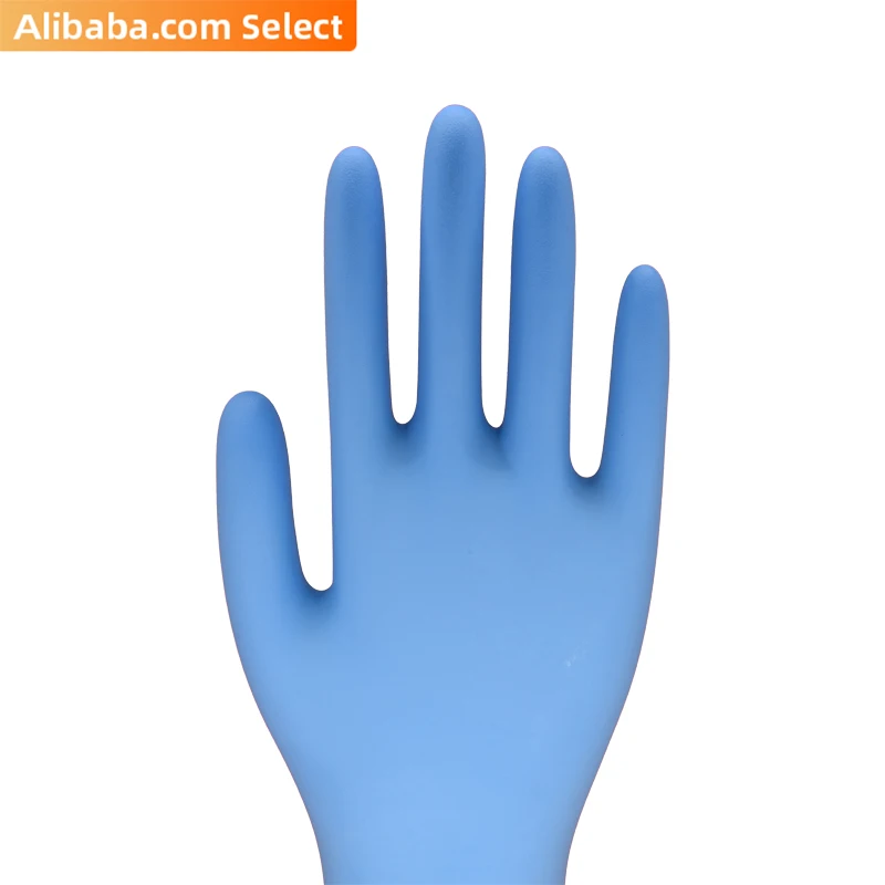 510k serial 9 дюймов Синий Одноразовый медицинский прибор для измерения нитрил хирургические перчатки мужские перчатки без пальцев для смотровые перчатки