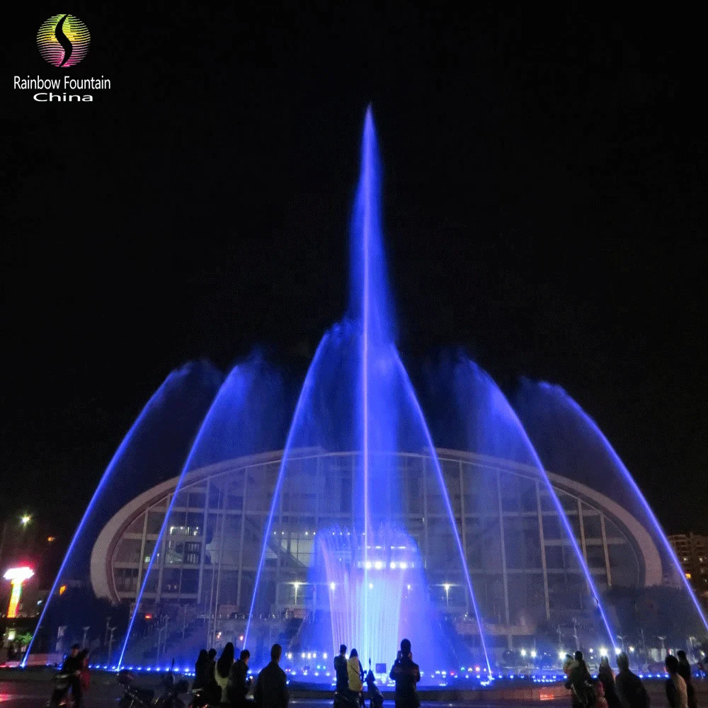 Customized Outdoor Landscape Water Feature High Spray Music Dancing Pool Fountains
