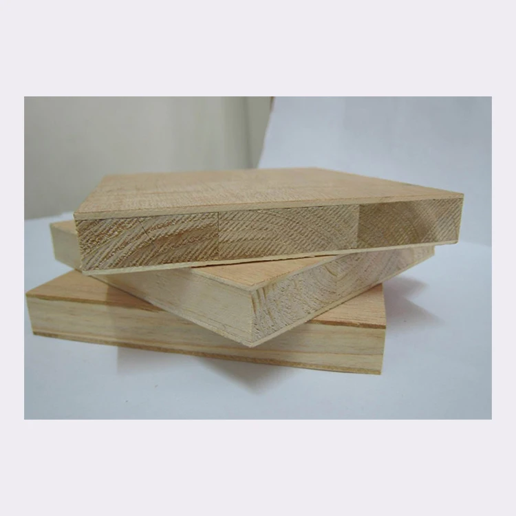 Waterproof Poplar Veneer Laminated Block Board Plywood for Door