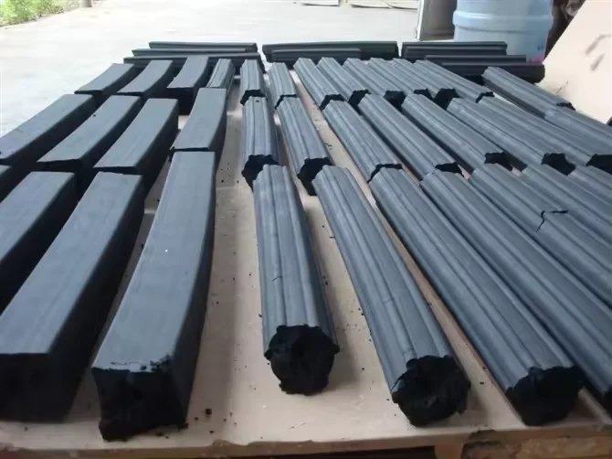 XDEM Charcoal Briquette Machine Coconut Husk Wood Briquette Making Equipment Coal Extruder Production Line