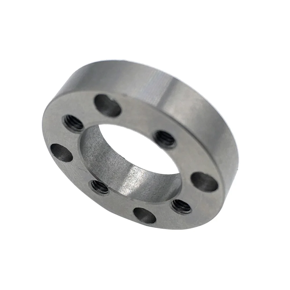 CNC machining stainless steel titanium part with nitride vacuum PVD coating surface treatment mental cnc machining service