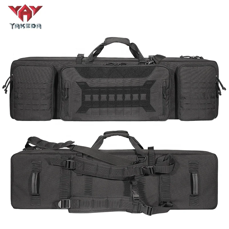 YAKEDA 36 Inch Hunting Training Bag Equipment Carrying Holster Tactical Gear Soft Tool Case Dual Range Bag Tactical Equipment