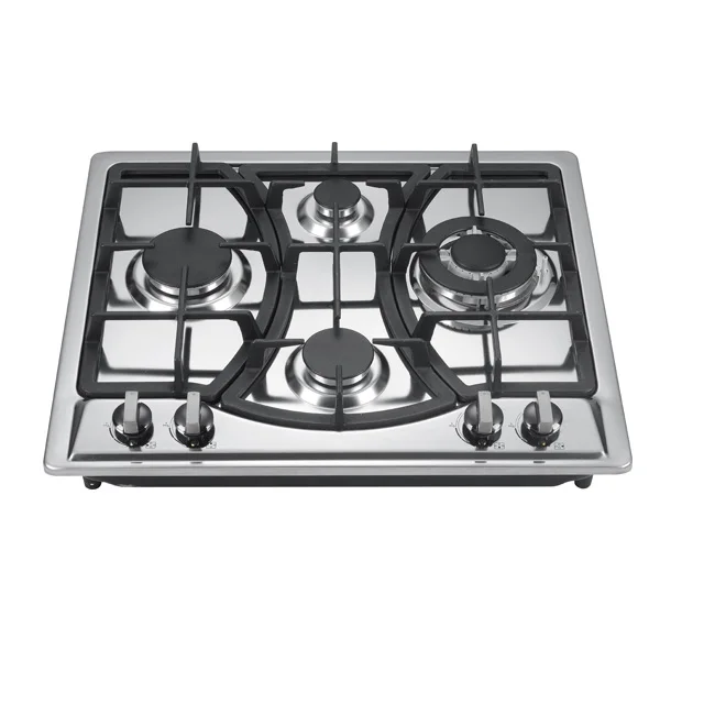 Hot selling household stainless steel gas hob 3 gas 1 electric burner