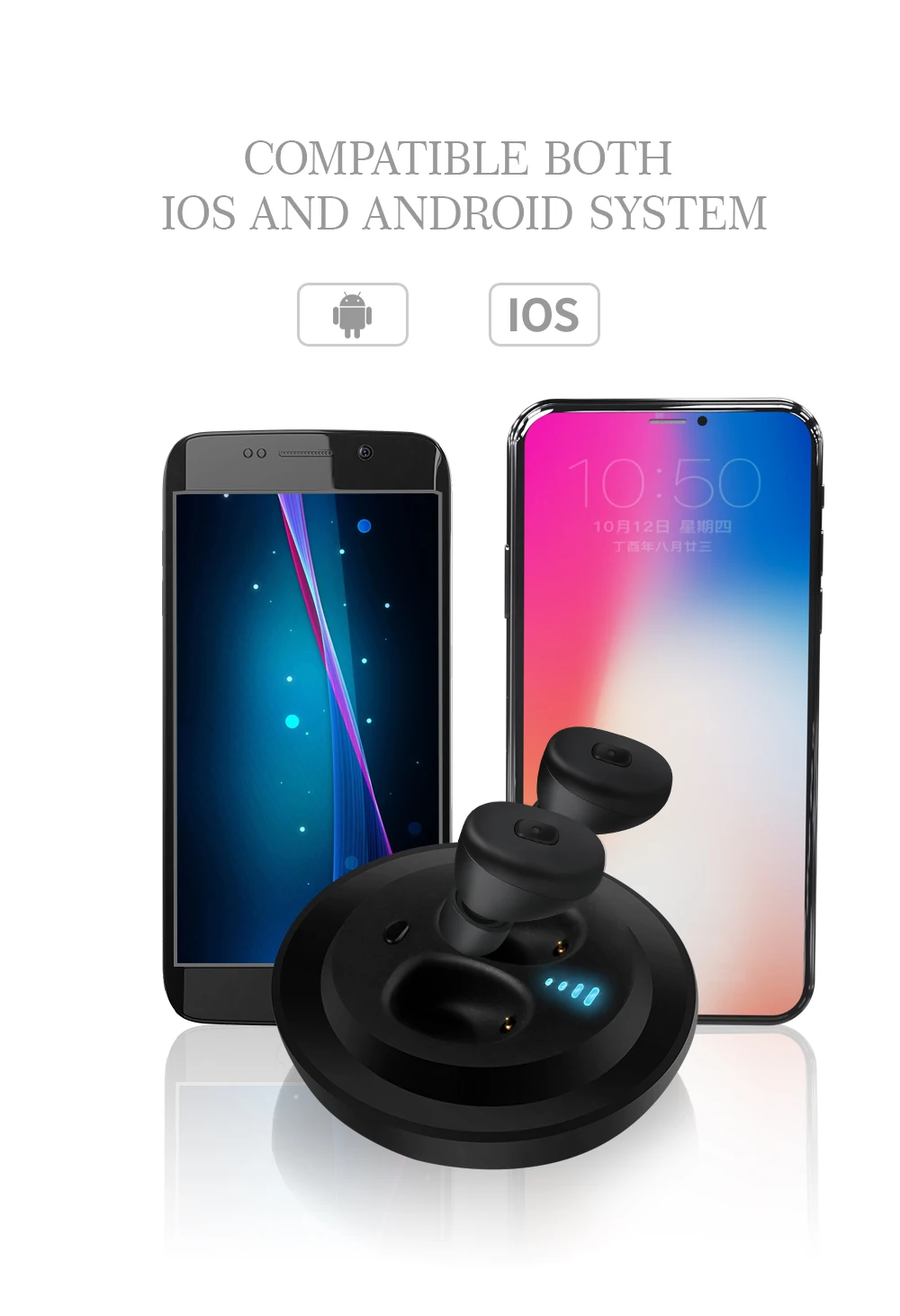 Hot Sale Wireless Digital Rechargeable Portable CIC Ear Hearing Aids for Deaf People