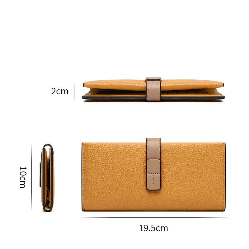 RU Wholesale Factory sale ladies Long fashion Clutch wallet holder pu leather card holder luxury zipper money coin wallet women
