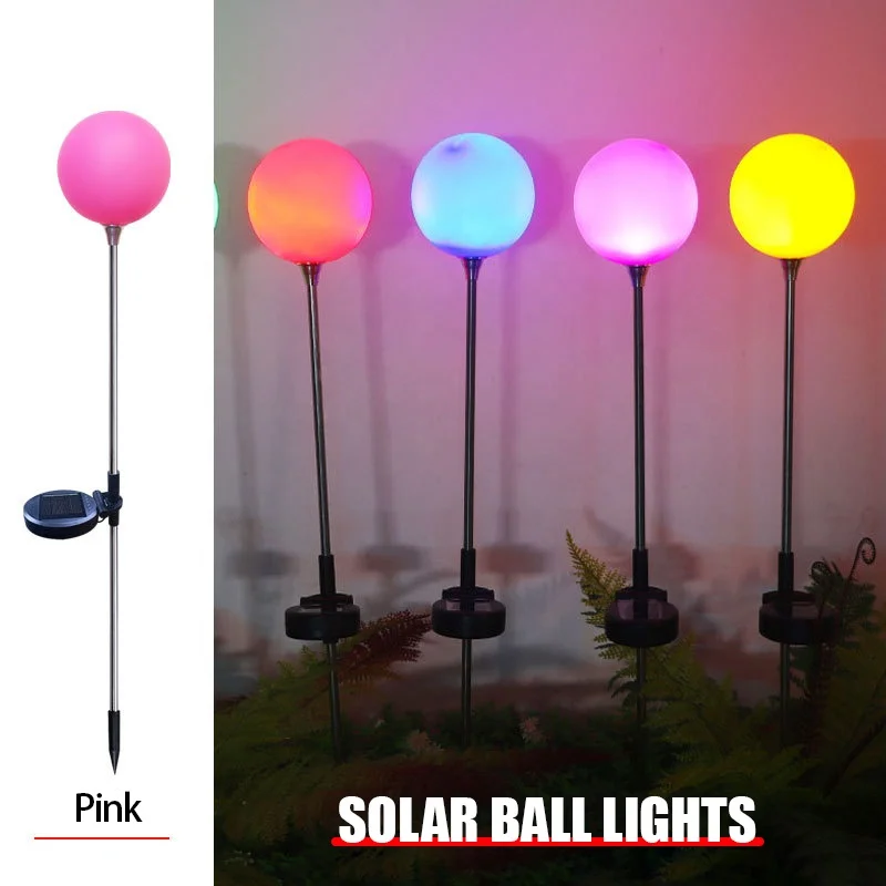 Howlighting Solar ball copper wire lamp outdoor waterproof reed lamp grass decoration lawn garden decorative lights