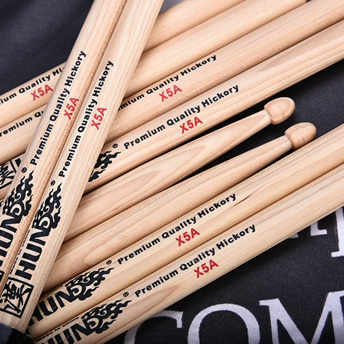 HUN Brand American Hickory Extreme length X5A Drumsticks