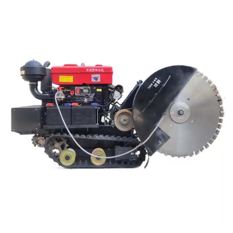 1200mm Diesel Diamond Wire Saw With Blade Asphalt Cutter Concrete Remote Control Road Cutter