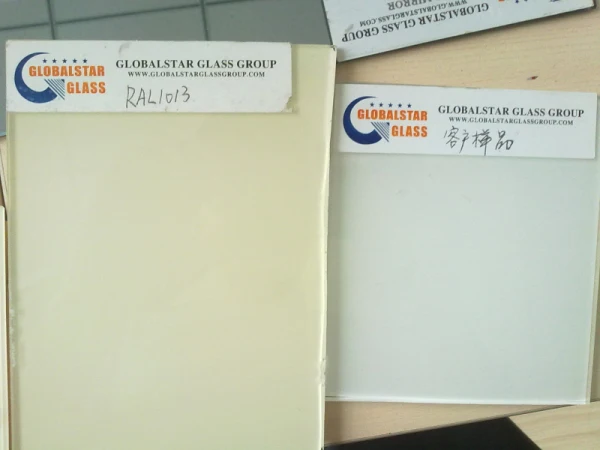 Hot Sale 4mm/5mm/6mm Yellow/Red/White Decorative Glass Paint Glass for Home