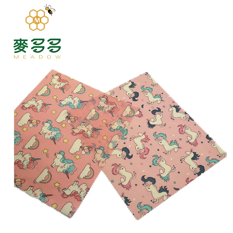 professional cheap beeswax wrap reusable food wraps vegan pineapple