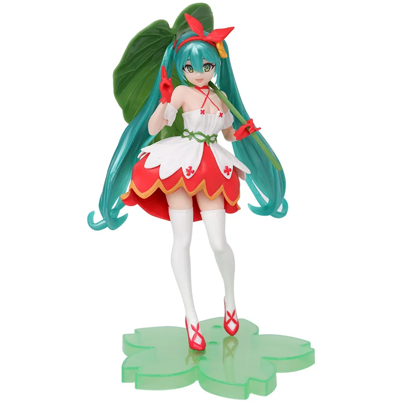 2023 Anime Action Figure Miku Action Figure  Miku Fairyland Animation Bishojo  Decoration Handmade Ornaments