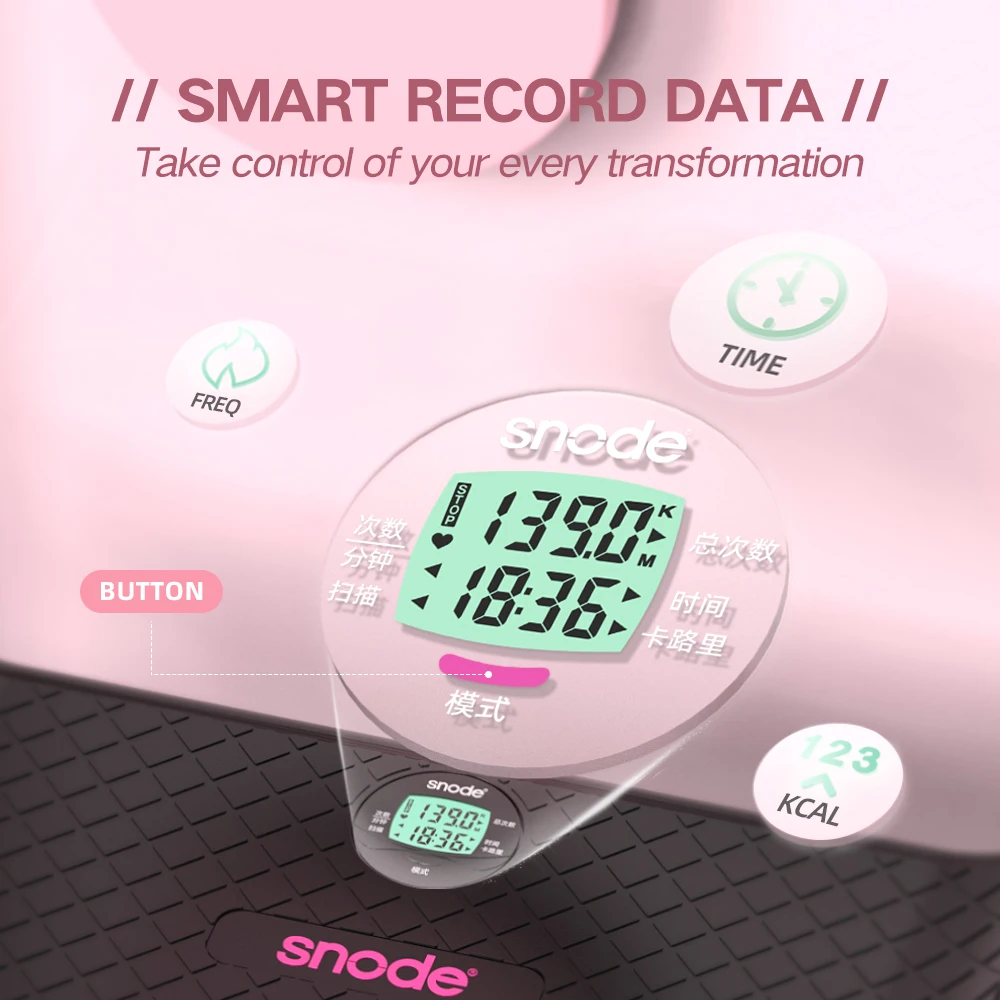 Snode new design indoor simulation ski machine aerobic exercise body fat consumption can be customized