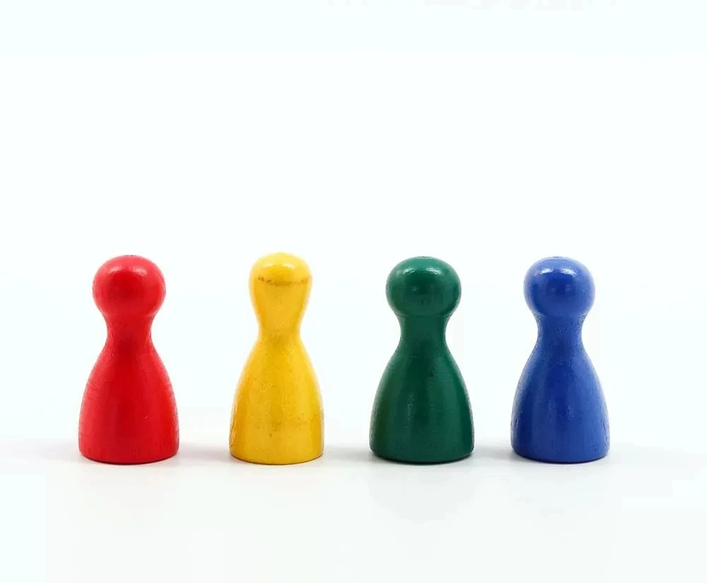 Wooden Meeple Shape Components wooden Crafts Product