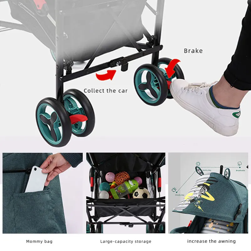 High Quality Sport Baby Buggy, Buy Four-Wheel Baby Strollers/