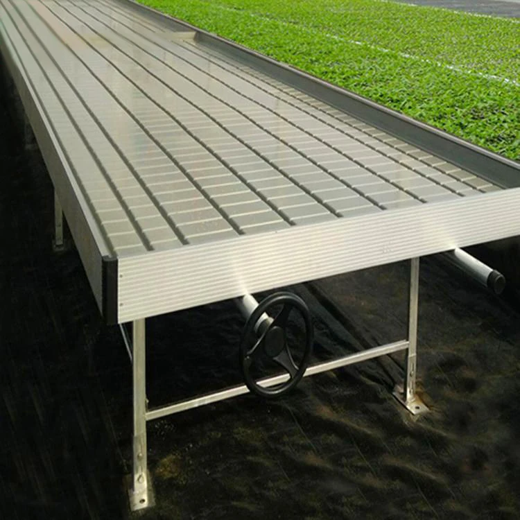 double tier 2x8 grow flood table stainless steel rolling bench stand grow table 4x4 4x8 grow table hydroponic