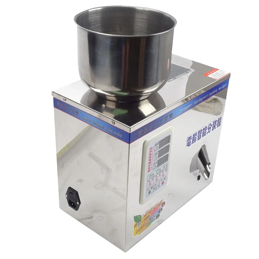 Guangzhou Factory 1-25 g Automatic Particle Weighing And Bag Packing Machine For Small Tea, Food, Powder, Seeds, Fruit, Grain