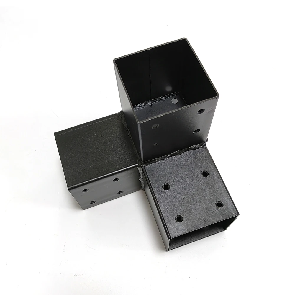 Pergola Corner Bracket with Extension Galvanized for 7x7 Post