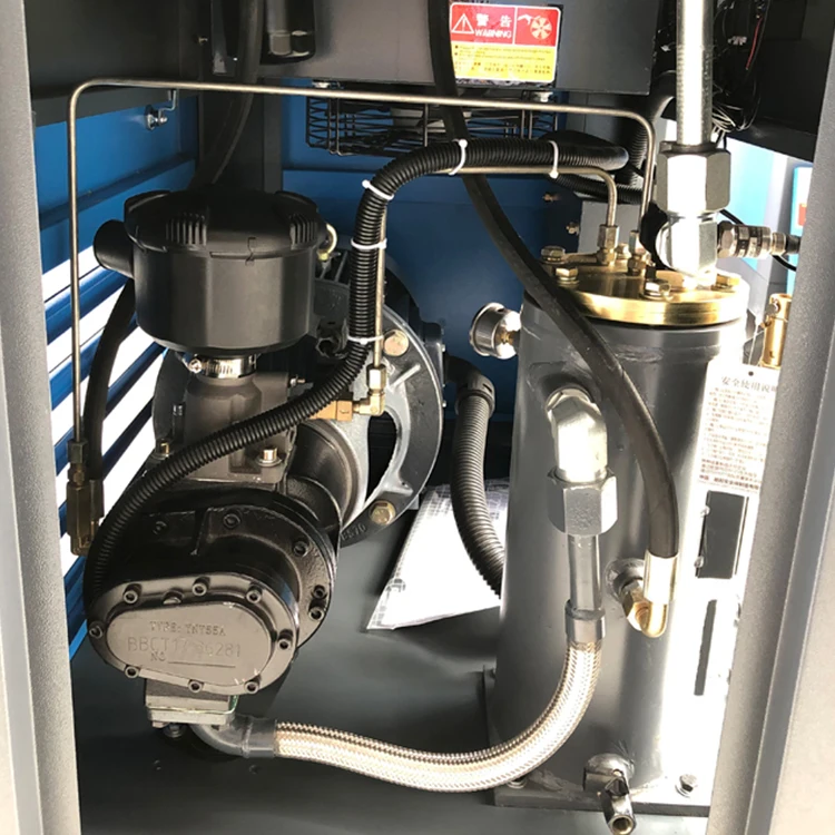 Fixed speed frequency 8bar 7.5kw 10HP 11kw 15kw 22kw 37kw 45kw 55kw electric silent type rotary screw air compressor