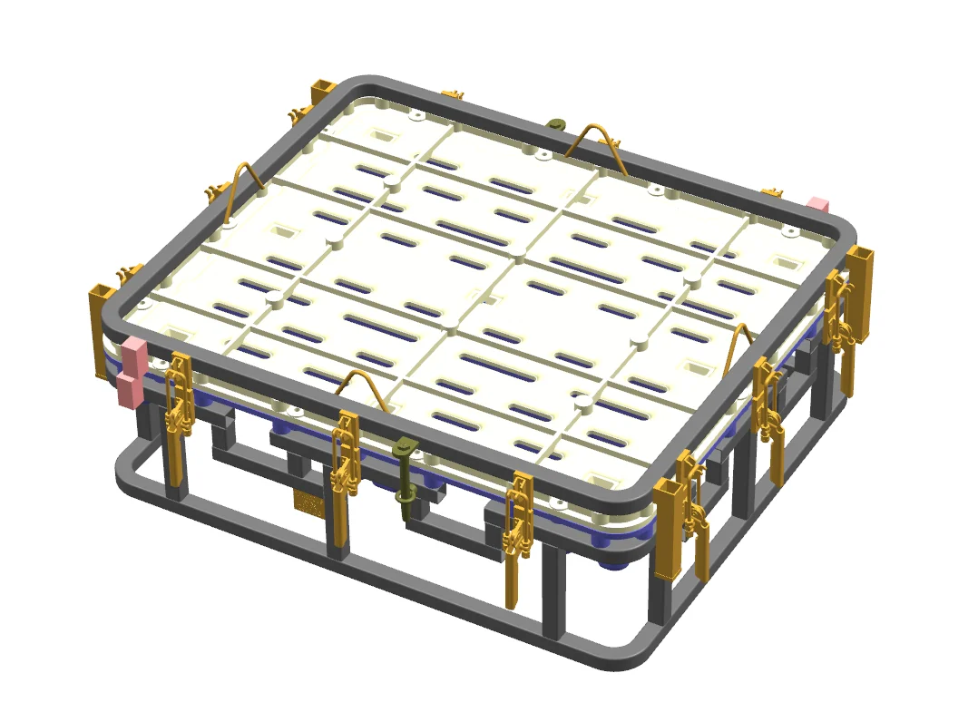 Rotomolding Die Cast Rotational Mold Machine Roto Mold For Plastic Parts