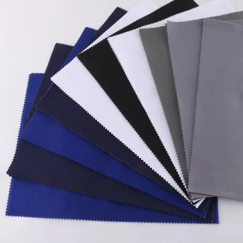 Dyed Lining Fabric 80% Polyester 20% Cotton 45*45 110*76 150CM Plain Fabric In Bales Pocketing Fabric