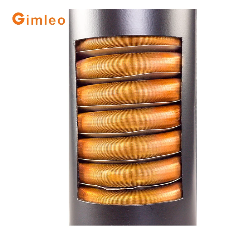 China Copper condensers and heat pump heat exchangers / spiral copper tube heat exchanger