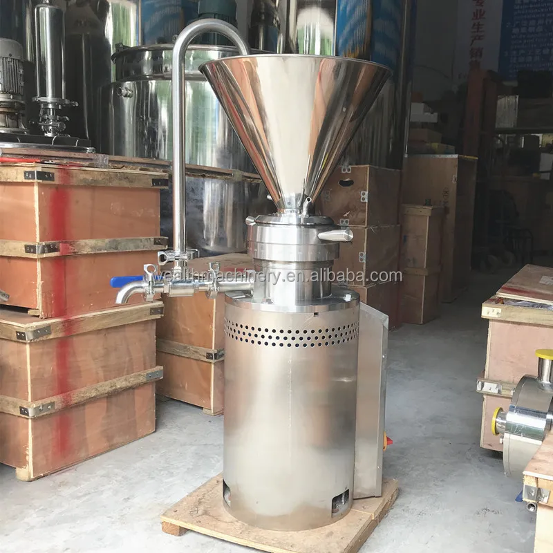 commercial almond soy coconut milk processing machine Spices grinding colloid mill vegetable grinder tiger nut milk machine